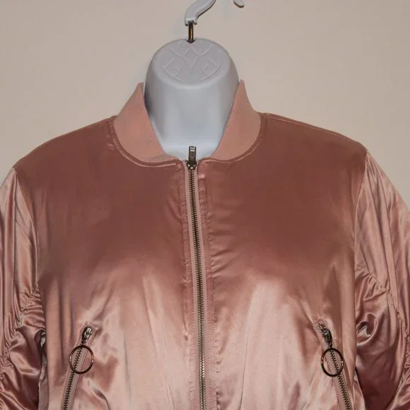 Lovers and Friends Cropped Bomber Jacket NWT - Picture 6 of 15